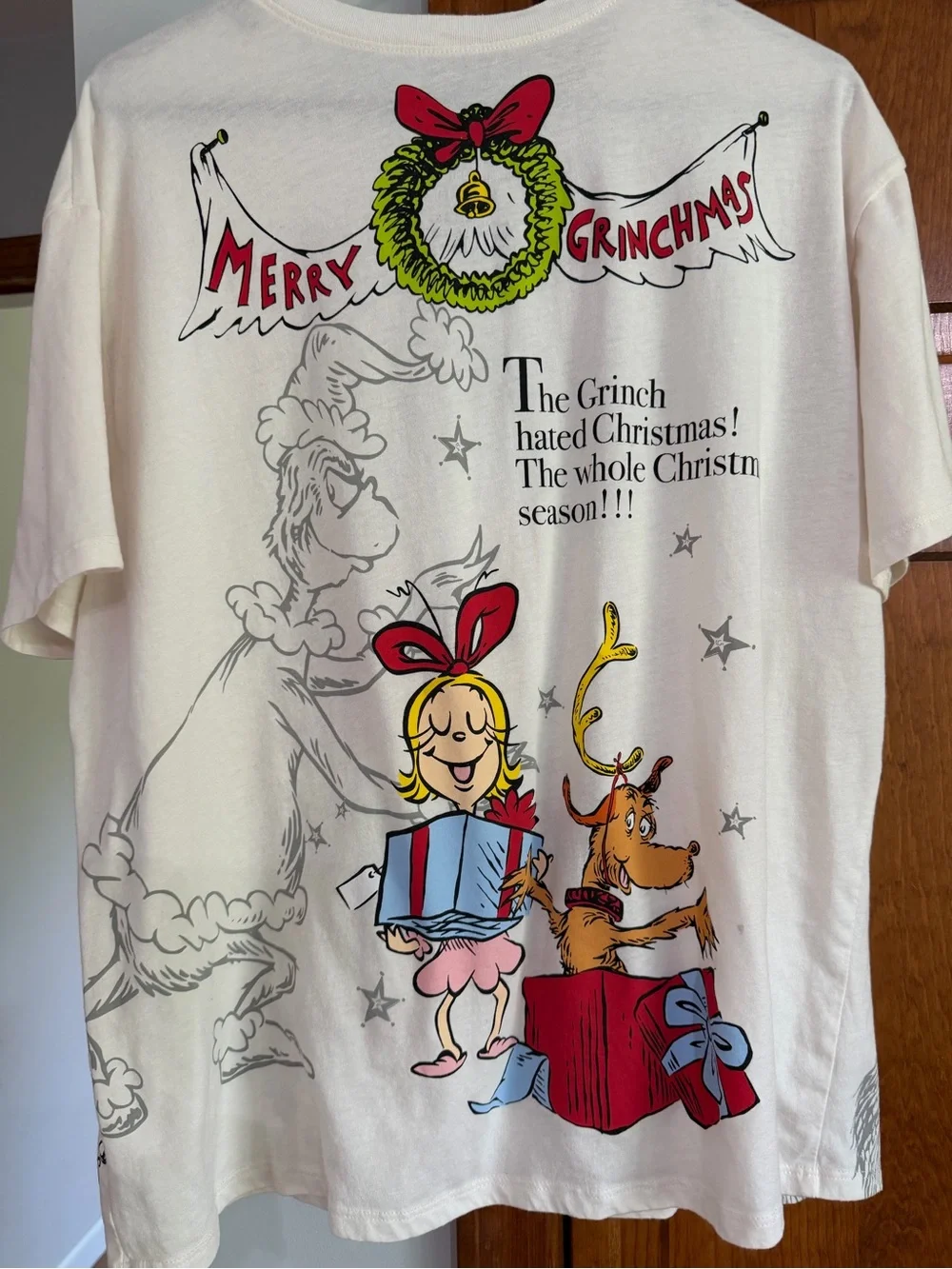 The Grinch Story Graphic T-Shirt Double Sided Women’s XL